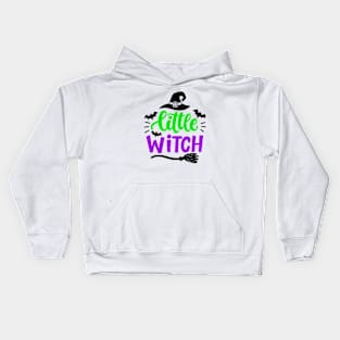 Little Witch Halloween Kids Hoodie